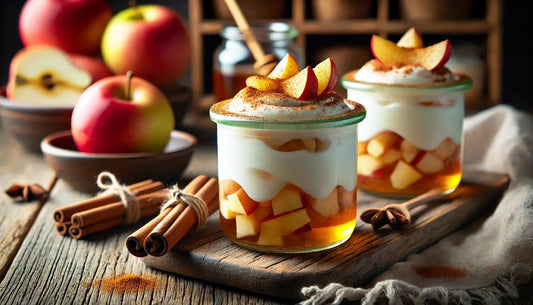 Apple & Cinnamon Yoghurt Pots