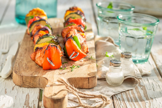 Chicken and Vegetable Kebabs