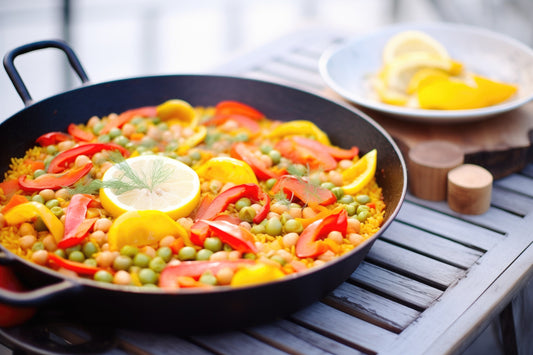 Chickpea and Vegetable Paella