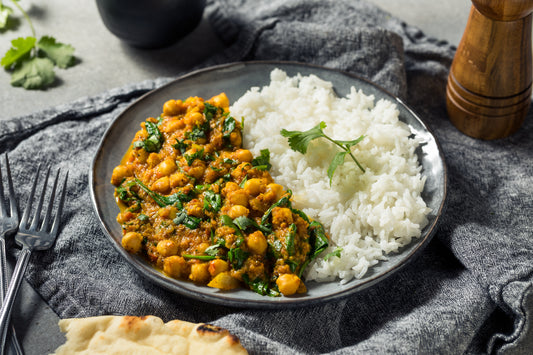 Chickpea and Spinach Coconut Curry