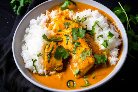Coconut Curry Cod with Basmati Rice