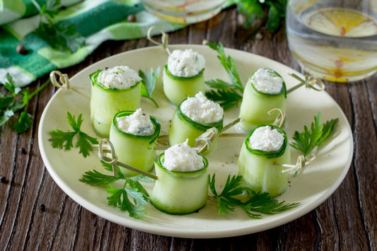 Cucumber & Cream Cheese Bites