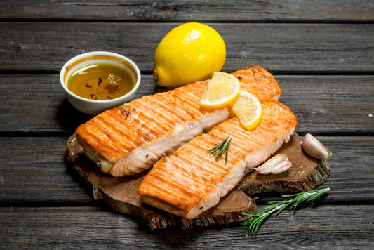 Grilled Lemon Garlic Salmon