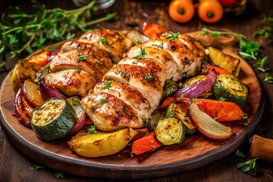 Lemon Herb Chicken with Roasted Vegetables