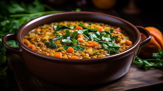 Lentil Soup with Spinach