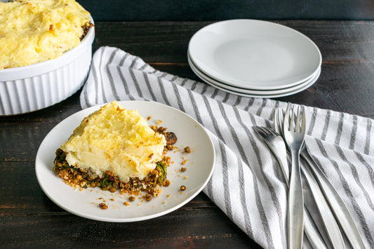 Lentil and Mushroom Shepherd's Pie