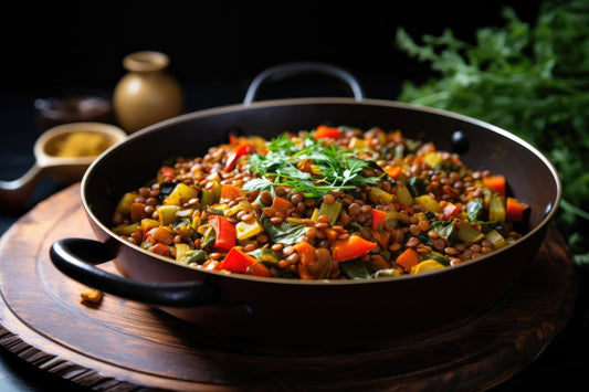Lentil and Vegetable Stir-Fry