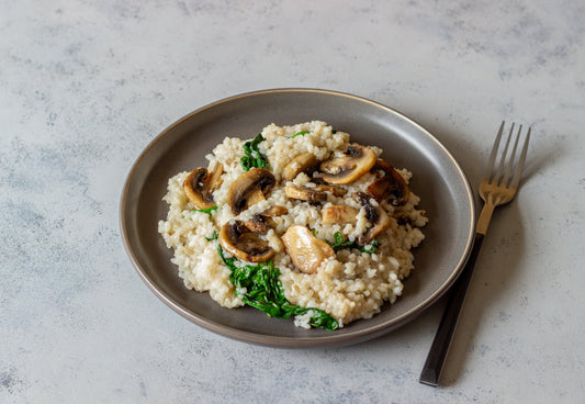 Mushroom and Spinach Risotto