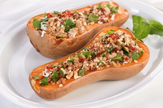 Festive Stuffed Butternut Squash