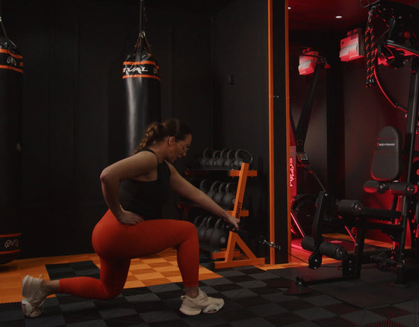 Superset 1B - Cable Reverse Lunges